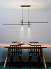 Minimalist one-word long strip chandelier