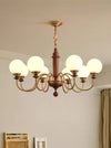 Vintage solid wood magic beans chandelier