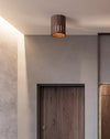 Chinese style walnut aisle corridor ceiling lamp