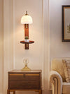 Vintage wabi-sabi cream style bedroom living room storage atmosphere wall lamp