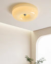 French style cream wind glass ceiling light