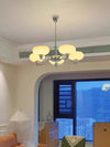 French style Bauhaus glass chandelier