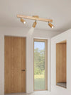 Nordic solid wood corridor ceiling lamp