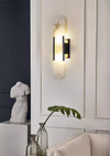 Natural marble background wall led wall lamp