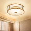 Copper bedroom ceiling lamp