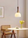 Wabi-sabi style bedroom bedside ceramic chandelier