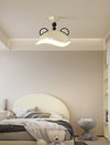 Creative Cream Style Red Panda Ceiling Lamp