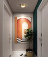 All copper aisle balcony led ceiling light