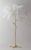 Ostrich Feather Floor Lamp