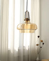 Vintage Bauhaus Glass Chandelier