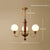 Vintage solid wood magic beans chandelier