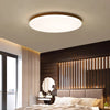 Ultra-thin solid wood LED ceiling light