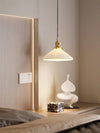 American retro bedroom bedside restaurant bar creative all-copper small chandelier