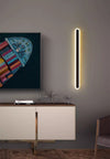 Minimalist long strip LED wall light