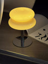 Medieval vintage glass table lamp