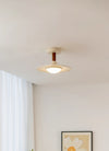 Retro creative flying saucer corridor balcony ceiling lamp