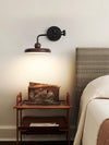 Foldable flying saucer wall lamp