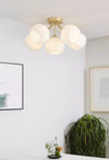 Nordic creative flower ceiling lamp