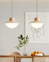 Original wood cream style dining chandelier