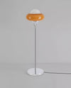 Vintage bauhaus egg tart floor lamp