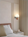 Cream style mushroom bedroom bedside wall lamp