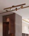 Nordic solid wood corridor ceiling lamp