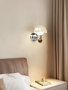 Cream style creative eggshell bedroom bedside wall lamp