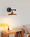 Foldable flying saucer wall lamp