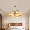 Cream style vintage persimmon chandelier