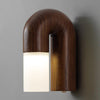 Creative personality solid wood wall lamp