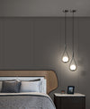 Creative personality bedside glass chandelier