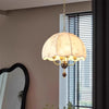 French retro style solid wood chandelier