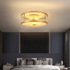 Copper bedroom ceiling lamp