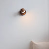 Rotatable bedroom solid wood wall lamp