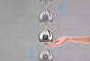 Suspended and adjustable chandelier