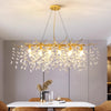 French creative branch crystal living room and dining room chandelier