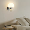 Cream style mushroom bedroom bedside wall lamp