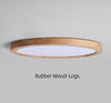 Japanese style solid wood LED ceiling lamp