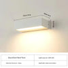 Nordic creative long strip LED outdoor wall light