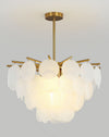 French cream shell chandelier