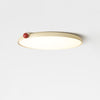 Cream style small milk bean ceiling lamp