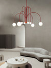 Line Magic Bean Glass Chandelier