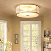 Copper bedroom ceiling lamp