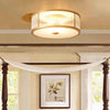 Copper bedroom ceiling lamp