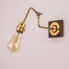 Japanese style vintage brass wall lamp