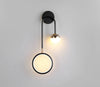 Minimalist LED bedroom double head wall lamp