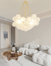 Cream Bubble Ball Chandelier