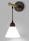 Japanese style retro bedroom wall lamp