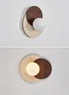 Japanese wabi-sabi style wall lamp