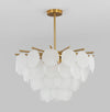 French cream shell chandelier